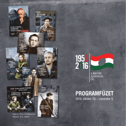 Az 1956-os Eml&eacute;k&eacute;v programf&uuml;zete