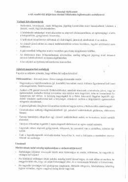 Lakossági tájékoztató