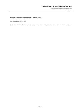 Kezdődjék a szimuláció - Újabb előzetesen a -The Last Battle-