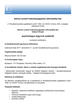 pszichol&oacute;gus (&uuml;gyvivő-szak&eacute;rtő)