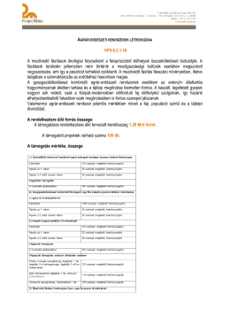 VP5-8.2.1-16 A mezővédő fásítások ökológiai