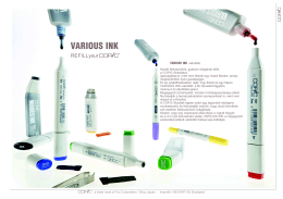 COPIC Various Ink