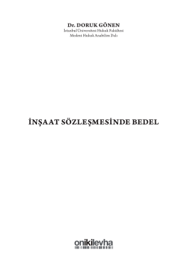 i&ccedil;indekiler pdf