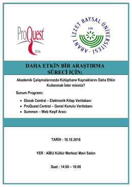 Duyuru Afişi
