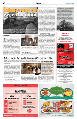 ge&ccedil;en bir &ouml;m&uuml;r - Gazete Kadık&ouml;y