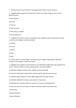 2. Hafta Sorular