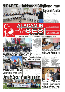 21 Ekim 2016 Sayı : 711