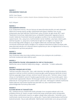 İptal İade Koşulları
