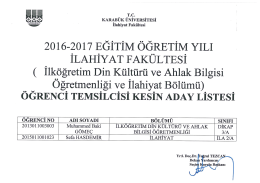 tıklayınız - ilahiyat fakültesi