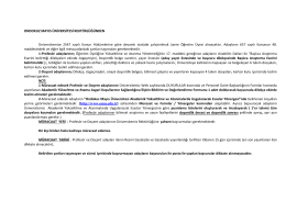 ondokuz mayıs ünıversıtesı rektörlügünden