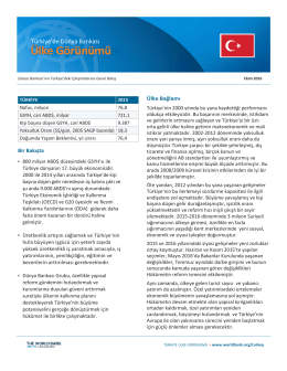 Ülke Görünümü