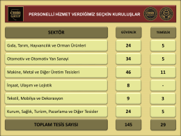 + Personelli G&uuml;venlik Referanslarımız