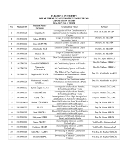 2016-2017 güz dönemi aen-431 graduatıon thesıs konuları