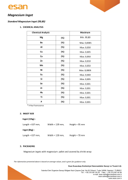 Magnesium Ingot