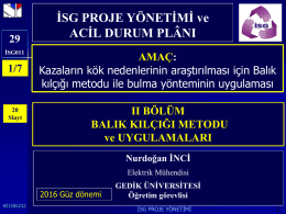 İSG PROJE Y&Ouml;NETİMİ