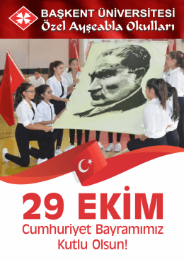 Cumhuriyet Bayramımız Kutlu Olsun!