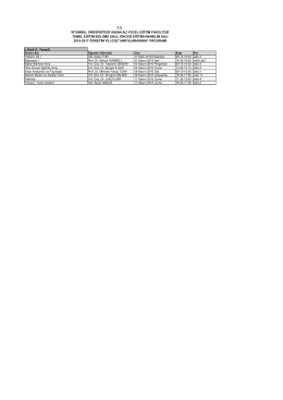 Okul Öncesi Eğitimi Öğretmenliği