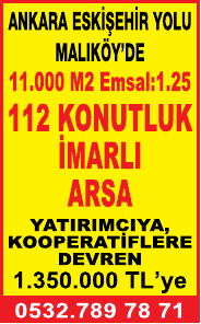 Page 1 ANKARAESKİŞEHİRYOLU MALIKÖY`DE 11,0002Emsal:125