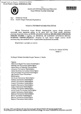 Evrak Tarih ve Sayısı: 18/08/2016