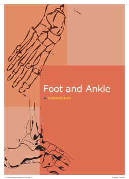 บทที่ 3 Syndesmotic Injury - RCOST AOA Combined Meeting 2016