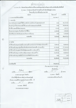 รายงานการรับ-จ่ายและเงินคงเหลื