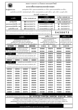 แบบเรียงเบอร์ - เป็นไฟล์ - ธนาคารเพื่อการเกษตรและสหกรณ์การเกษตร