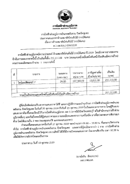ประกาศจัดซื้อจัดจ้าง - การไฟฟ้าส่วนภูมิภาค