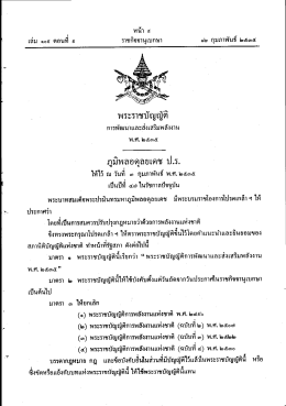 พรบ. พัฒนาและส่งเสริมพลังงาน-2535