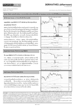 DERIVATIVES (Afternoon)