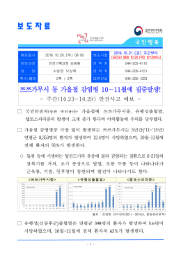 보도자료 - 국민안전처