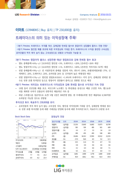 트레이더스의 의미 있는 이익성장에 주목!