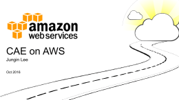 CAE on AWS