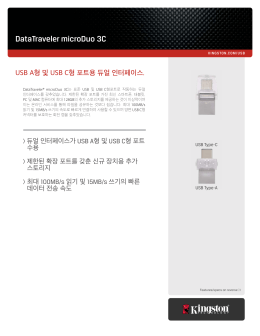 데이터 시트 - Kingston