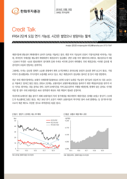 IFRS4 2단계 도입 연기 가능성, 시간은 벌었으나