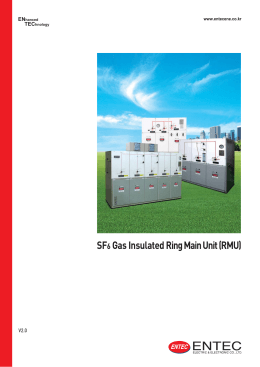 SF6 Gas Insulated Ring Main Unit (RMU)