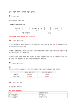 2015 오정화 회계학 재무회계 기본서 정오표