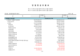 연 결 현 금 흐 름 표