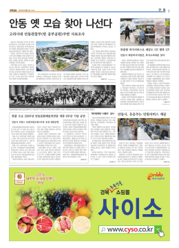 안동 옛 모습 찾아 나선다