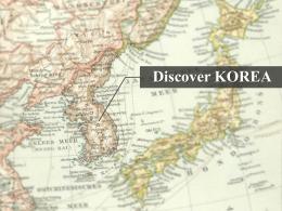 1. Proposal for Discover KOREA 2. 여행 경비 안내