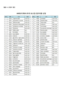별첨 A. 선정자 명단