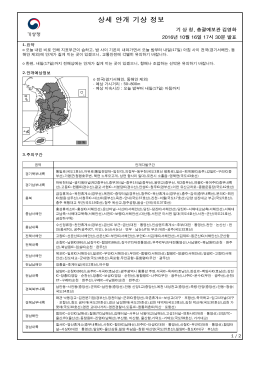 상세 안개 기상 정보