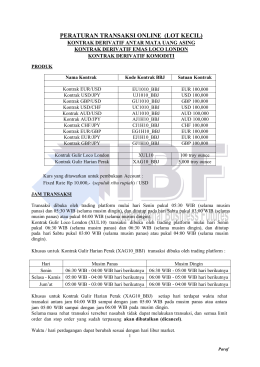 Trading Rules