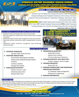 Strategi Efisiensi Inventory Warehouse Management