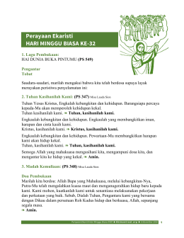 Pedoman Romo untuk Misa bulan November