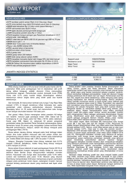 daily report - Valbury Research Department