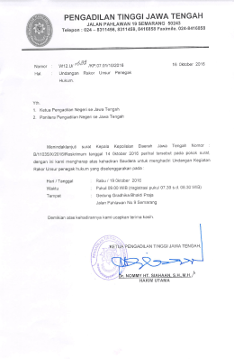 suratnya - Pengadilan Tinggi Semarang