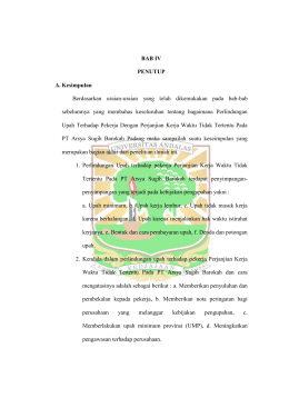 BAB IV PENUTUP A. Kesimpulan Berdasarkan uraian