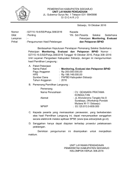 308-11 Pengumuman Pemenang