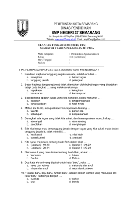Pendidikan Agama Kristen