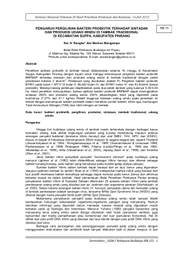 full text - Balai Penelitian dan Pengembangan Budidaya Air Payau